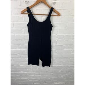 Electric & Rose Women's Scoop Neck One Peice Romper Sleeveless Black Size XS